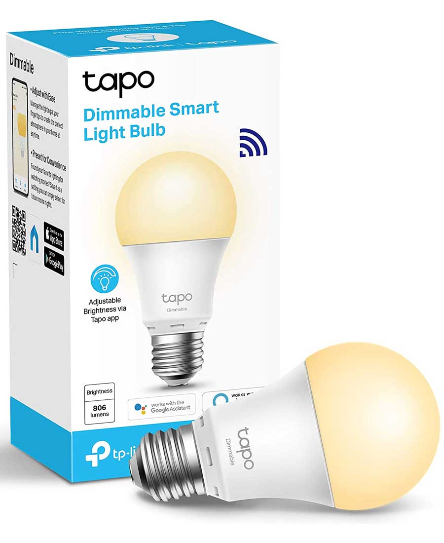 Tapo Smart Wi-Fi Dimmable Light Bulb L510E with voice, remote control, scheduling, and Away Mode – Keans Claremorris