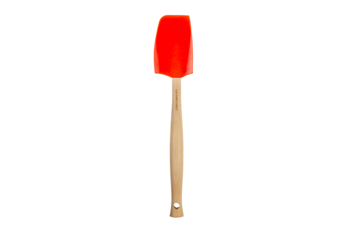 Le Creuset Medium Volcanic Orange Silicone Spatula, heat-resistant, non-stick safe, dishwasher-friendly – Keans Claremorris