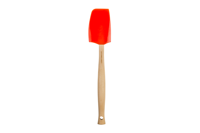 Le Creuset Medium Volcanic Orange Silicone Spatula, heat-resistant, non-stick safe, dishwasher-friendly – Keans Claremorris