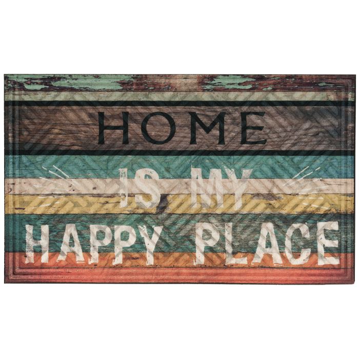 Eco Mat - Home Is My Happy Place (45cm X 75cm)