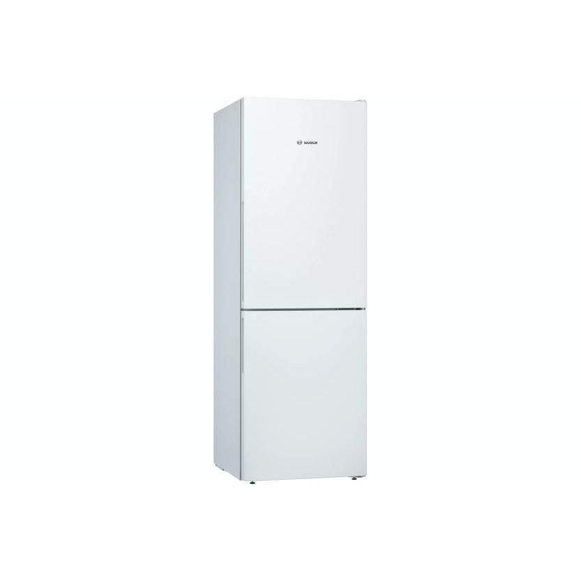 Bosch Series 4 Freestanding Fridge Freezer with VitaFresh, LowFrost, BigBox drawer, LED lighting – available at Keans