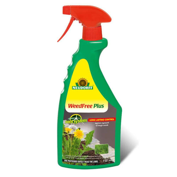 Neudorff WeedFree Plus 750ml spray, glyphosate-free herbicide with pelargonic acid, fast-acting weed control – Keans