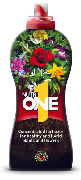 One Liquid Plant Food 1L – all-purpose plant stimulant with essential minerals for flowers, fruit, veg, trees & shrubs –