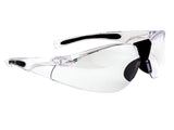 Portwest PW39 Clear Lucent Spectacles with anti-scratch, curved lens, side protection, lightweight comfort – Keans