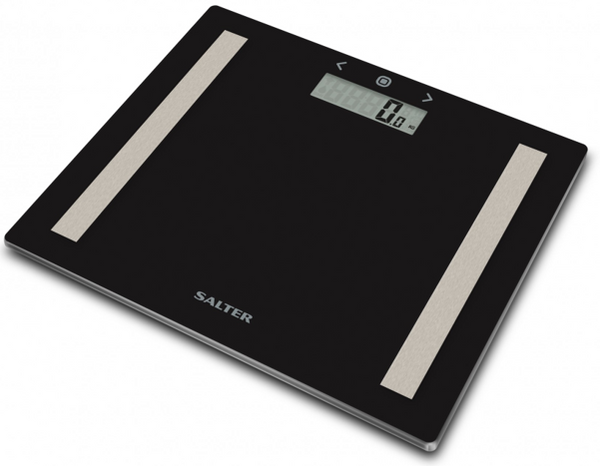 Salter Analyser Weighing Scales with 150kg capacity, LCD display, glass platform, athlete mode - Keans Claremorris