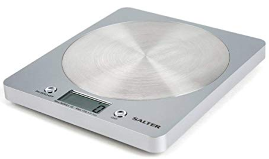 Salter 1036 Digital Kitchen Scale with Add & Weigh, Aquatronic liquid measure, stainless steel platform – Keans Claremorris
