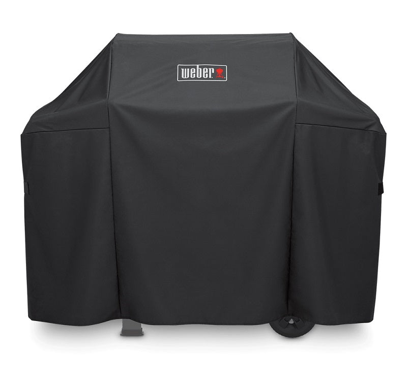 Weber Premium Grill Cover for Spirit II 200 & 300, weather-resistant with wind straps, available at Kean’s Claremorris. –