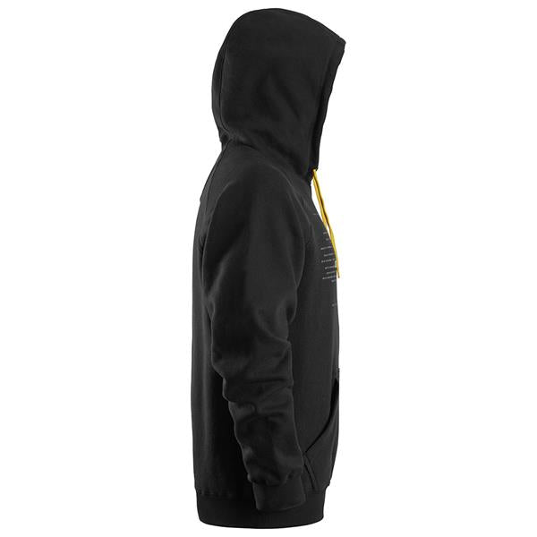 Snickers Logo Hoodie Large size, comfortable workwear sweatshirt, available at Keans Claremorris store.