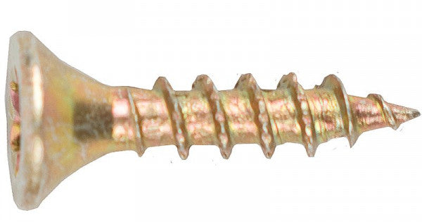 R-TS Hardened 3.5x16mm zinc plated chipboard screws, PZ head, bag of 46 - Keans Claremorris