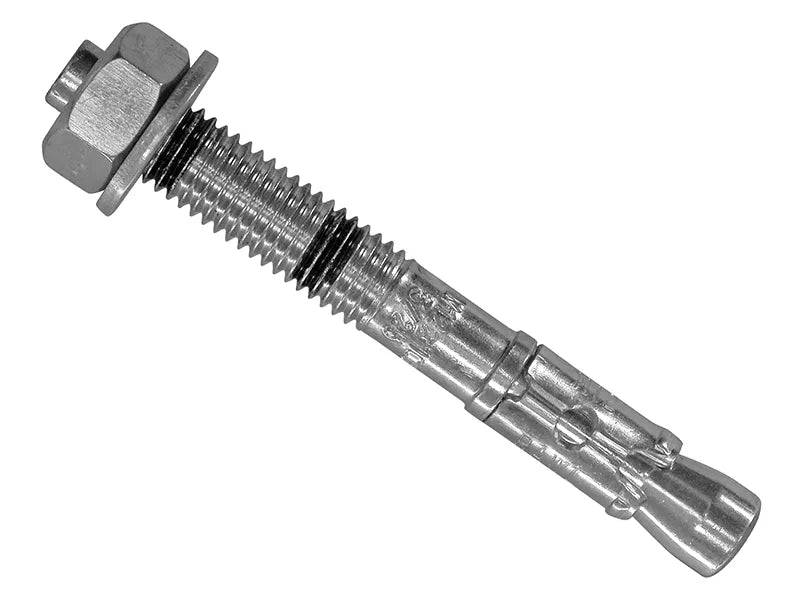 R-XPT Throughbolt M10 x 80mm Zinc Plated, Bag of 4 bolts, durable fasteners from Keans Claremorris