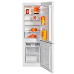 Load image into Gallery viewer, Nordmende 55cm Low Frost Freestanding Fridge Freezer White
