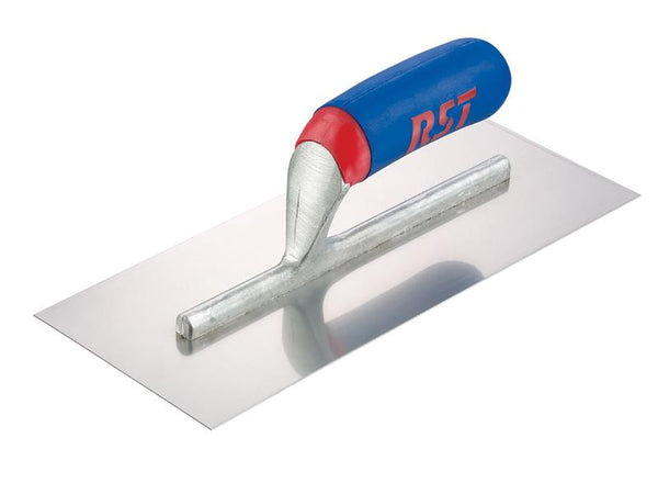 R.S.T RST124BST Plasterers Finishing Trowel Soft Touch Handle 11in x 4.1/2in