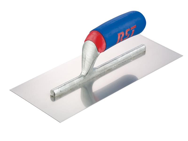 R.S.T RST124BST Plasterers Finishing Trowel 11in carbon steel blade, soft touch handle - Keans Claremorris
