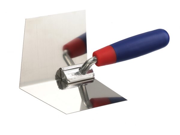 R.S.T 8200 Internal Corner Trowel with Soft Handle, 125x100mm for drywall plastering – Keans Claremorris