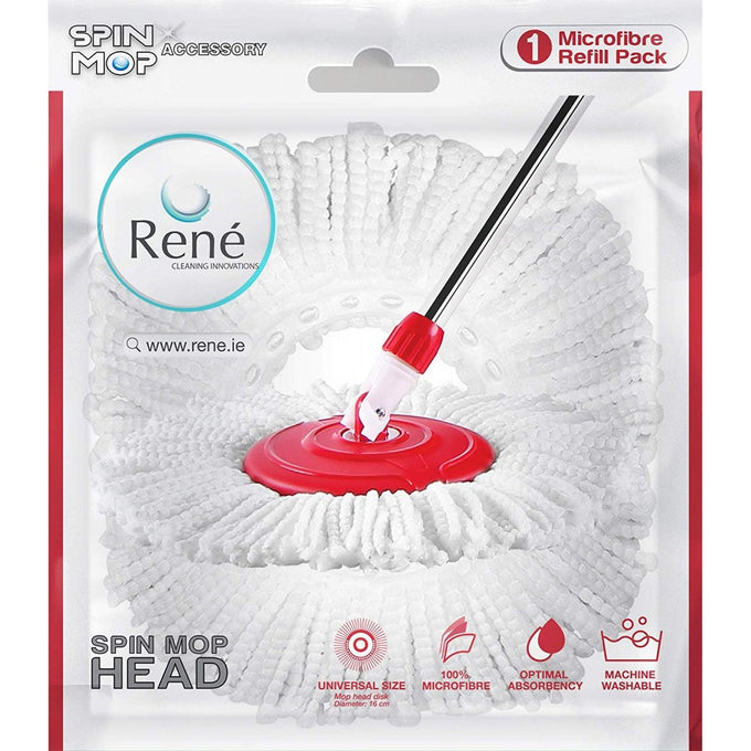 Micro Fibre Head Replacement for cleaning tools, durable and soft, available at Keans Claremorris.