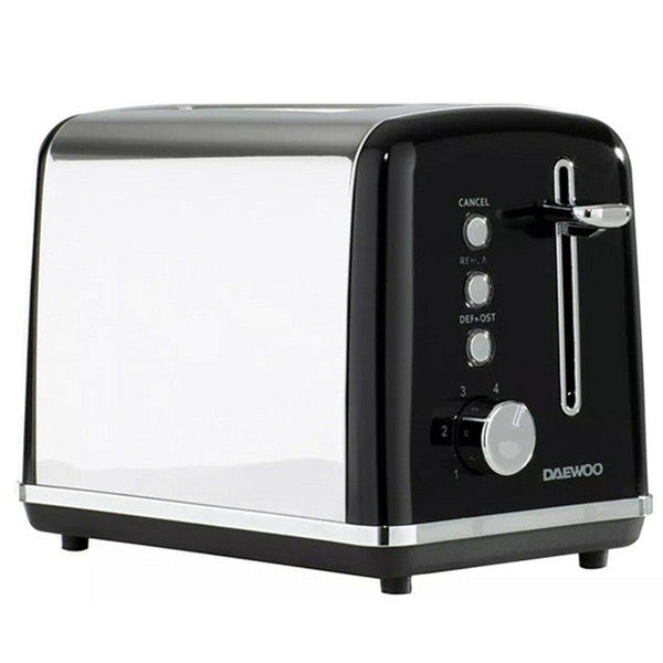 Daewoo SDA1583GE Black Kensington 2 Slice Toaster
