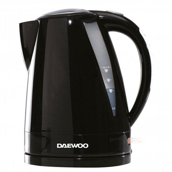 Daewoo SDA1750GE Black Balmoral 1.6L Plastic Kettle