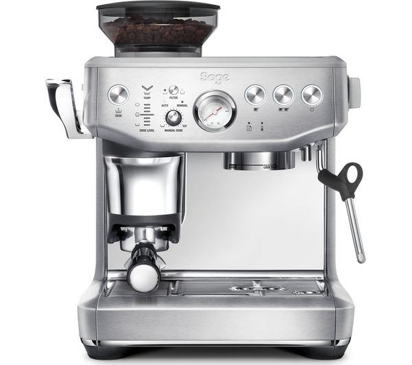 SAGE Barista Express Impress Bean to Cup Coffee Machine - Stainless Steel