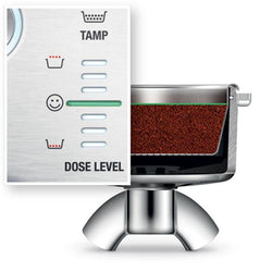 SAGE Barista Express Impress Bean to Cup Coffee Machine in Black Stainless Steel - Keans Claremorris