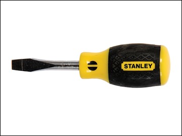 Stanley 6.5mm x 45mm flared tip screwdriver with cushion grip, magnetic tip, chrome plated blade – Keans Claremorris