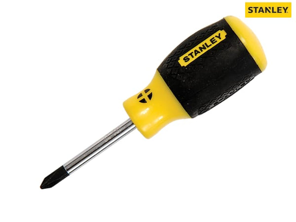 Cushion Grip Stubby Phillips Screwdriver PH1 x 45mm, magnetic tip, corrosion-resistant, soft grip handle – Keans Claremorris