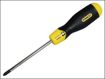 Stanley Phillips Screwdriver PH1 75mm, cushion grip, magnetic tip, chrome plated, corrosion resistant – Keans Claremorris