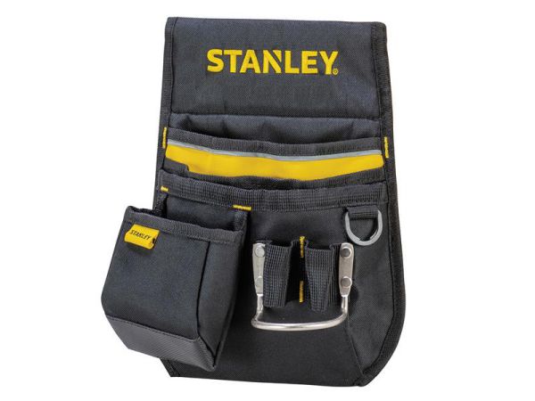 Stanley Tool Pouch with 600 denier fabric, padded back, metal hammer loop, multiple pockets – Keans Claremorris