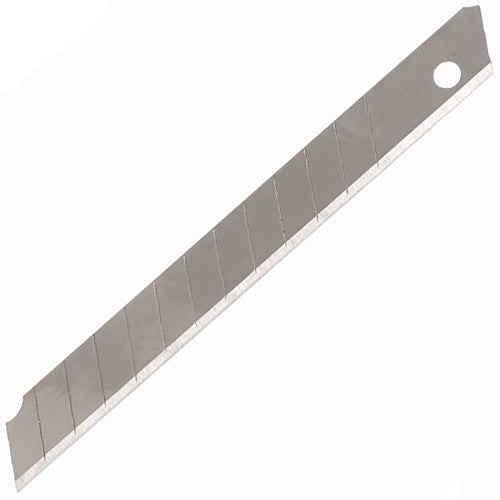 Stanley 9mm Safety Snap-Off Blades, 12 segments, pack of 5, fits Stanley knives, available at Keans Claremorris.