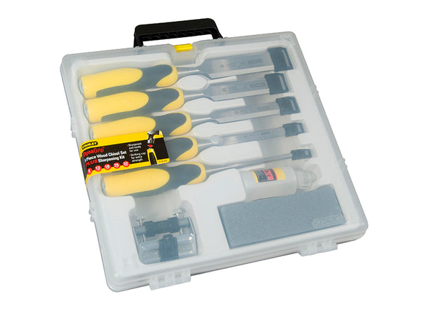 DYNAGRIP™ Chisel with Strike Cap Set, 5 Piece + Accessories - KeansClaremorris