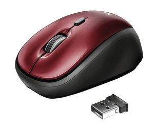 Trust Yvi Optical Wireless Mouse | Red