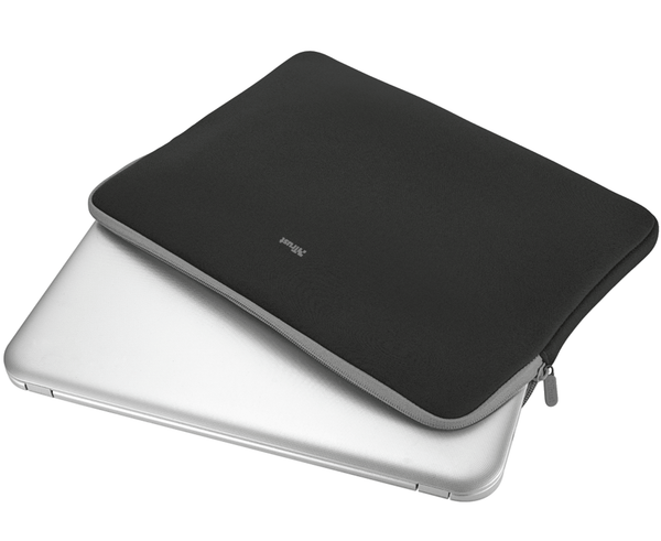 Trust Primo Soft Sleeve 11.6" laptop case, shock-absorbing neoprene, lightweight, slim design, easy-access zipper – Keans