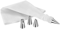 Judge Kitchen Icing Bag Set with 4 stainless steel nozzles, 30cm lined bag, coupler, dishwasher safe – Keans Claremorris