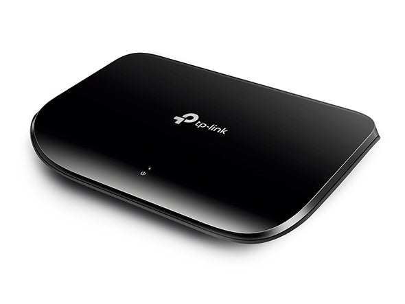 TP Link 5-Port Gigabit Desktop Switch for fast wired networking, available at Keans Claremorris store.