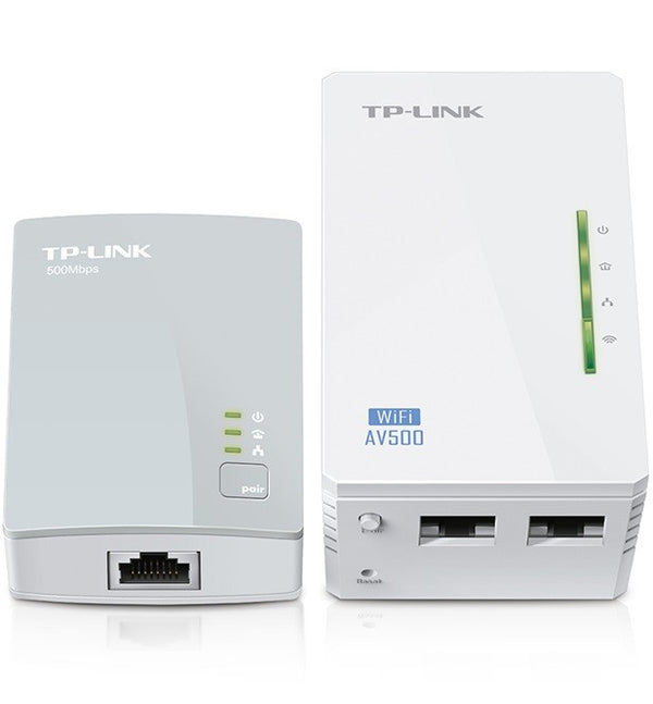 TP Link Wifi Powerline extender boosts Wi-Fi up to 500Mbps via electrical wiring for seamless home coverage - Keans