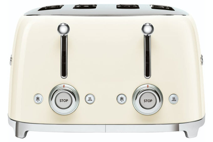 SMEG 4-slice cream toaster with retro design, durable build – available at Keans Claremorris.