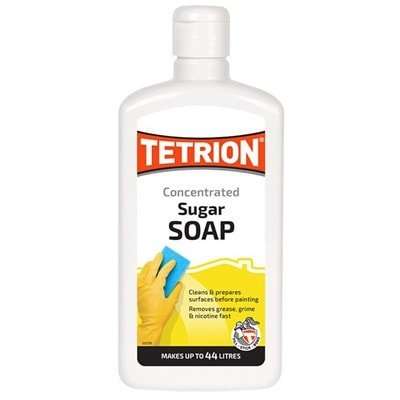 Tetrion Sugar Soap Concentrate 500ml for cleaning and prep before painting, removes grease and stains, Keans Claremorris