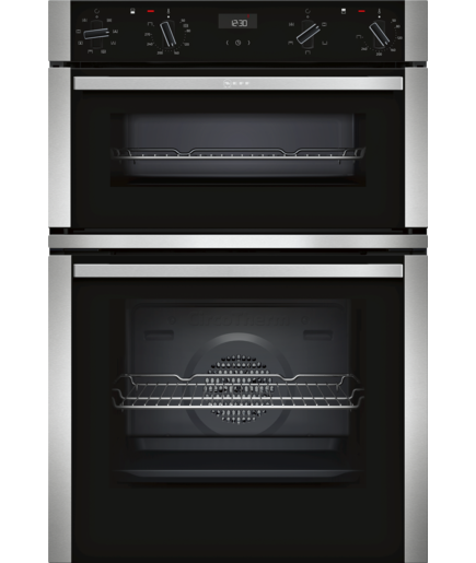 Neff Built-In Double Oven Stainless Steel U1ACE2HNoB