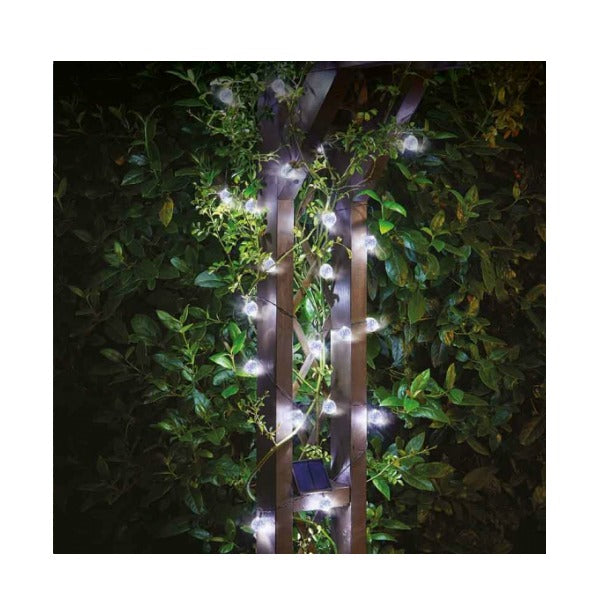ULTRA Solar String Lights 25 LED Orbs, Solar Powered, Multi-Function, 6.8m, Indoor Outdoor - Keans Claremorris