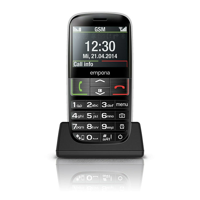EmporiaEUPHORIA V50_001_UK 2.3" Easy to Use 2G Mobile Phone Black