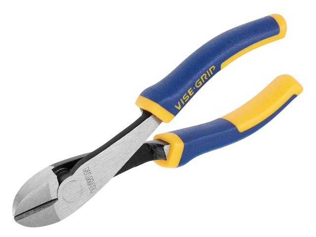 Diagonal Cutter 6in with induction hardened chromium nickel steel blades, ProTouch handles, cuts up to 2.0mm cables – Keans