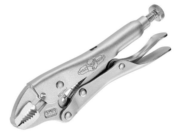 Visegrip 5in Curved Jaw Locking Pliers with Wire Cutter, heat-treated steel, adjustable grip - Keans Claremorris