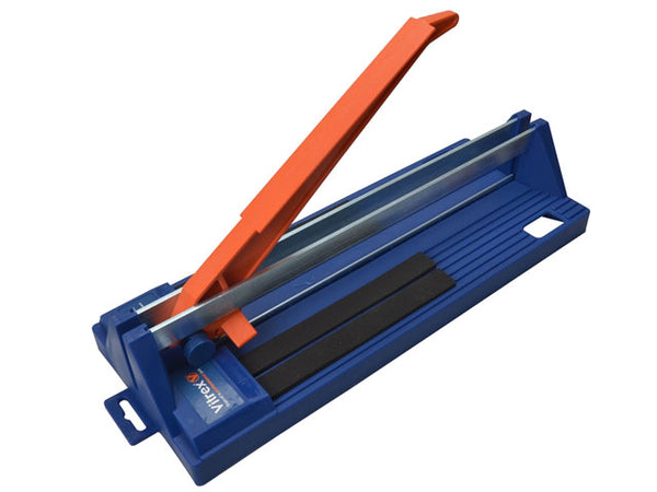 Vitrex VIT102400 manual flat bed tile cutter with tungsten carbide wheel, adjustable height, cuts tiles up to 300mm - Keans