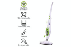 Morphy Richards 12-in-1 Steam Cleaner 720512 for versatile cleaning, available at Keans Claremorris.