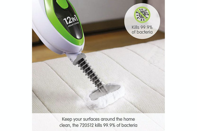 Morphy Richards 12-in-1 Steam Cleaner 720512 for versatile cleaning – available at Keans Claremorris store.