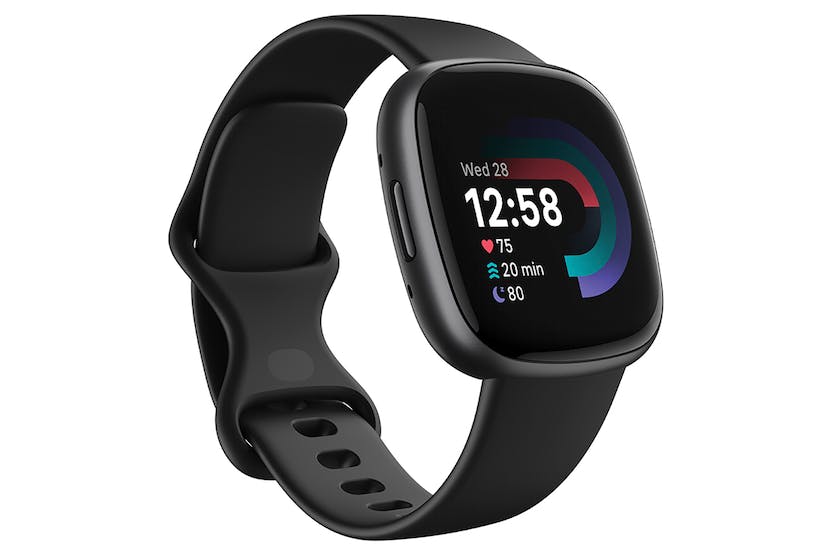 Fitbit Versa 4 Smartwatch in Black & Graphite with 40+ exercise modes, built-in GPS, 6+ day battery – Keans Claremorris