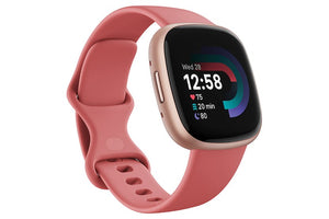 Fitbit Versa 4 Smartwatch | Pink San & Copper Rose