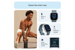 Load image into Gallery viewer, Fitbit Versa 4 Smartwatch | Waterfall Blue &amp; Platinum
