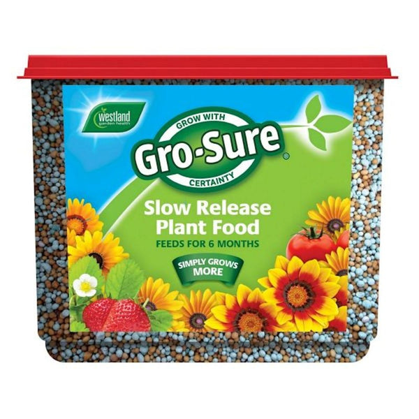 Gro-Sure Nutri Slow Release 2Kg fertilizer for all plants, feeds 6 months, ideal for baskets & containers - Keans Claremorris