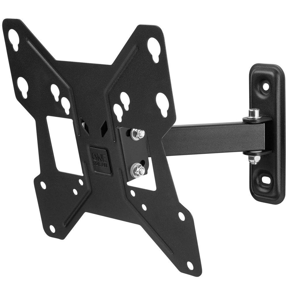 Turn TV Wall Mount 13-40" with 15° tilt and 90° turn, includes mounting kit - Keans Claremorris