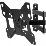 Full-motion black TV wall mount for 13"-40" screens, tilting and swiveling, supports up to 30kg – Keans Claremorris